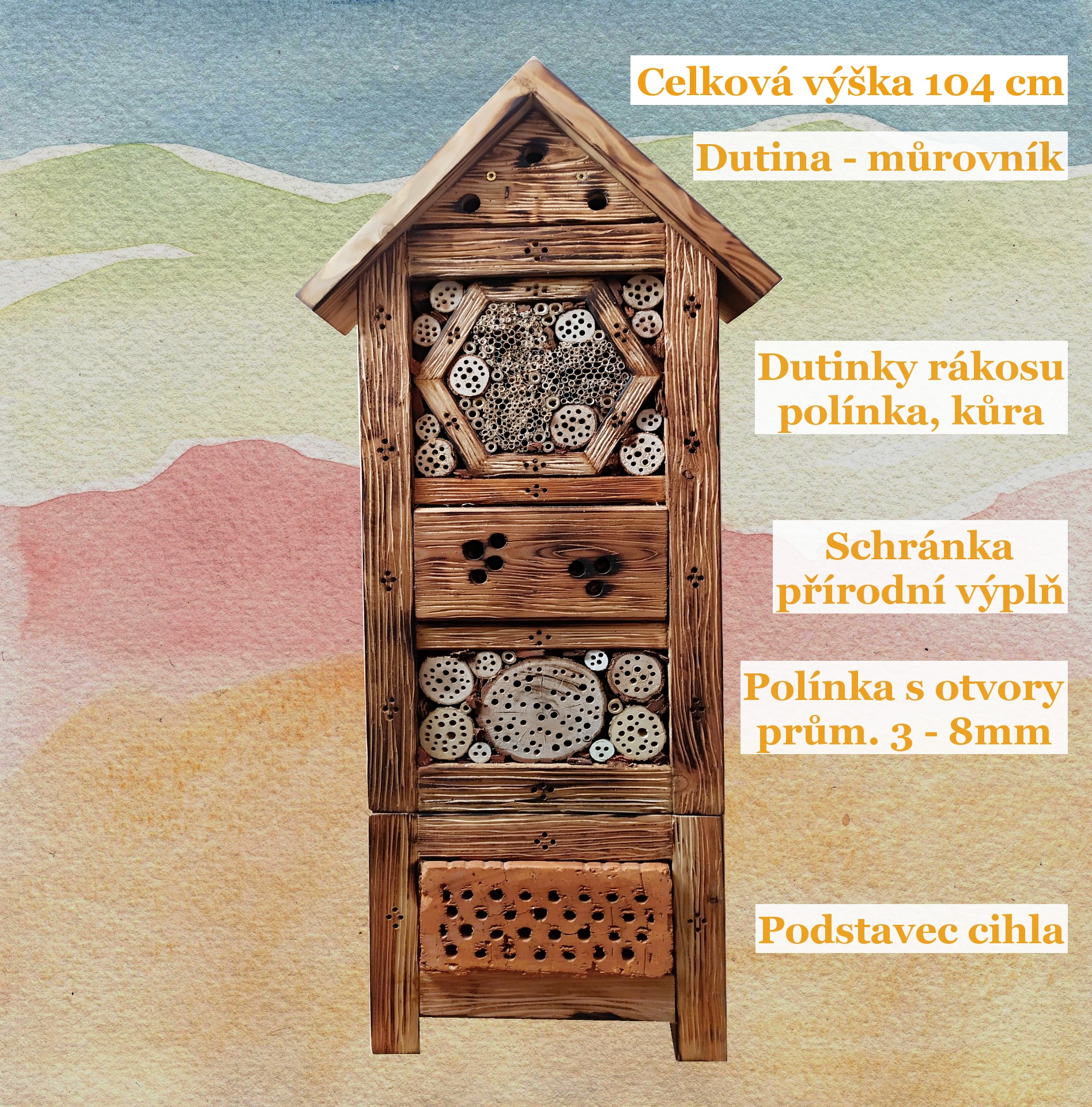 Hmyzí gradhotel pro včelaře