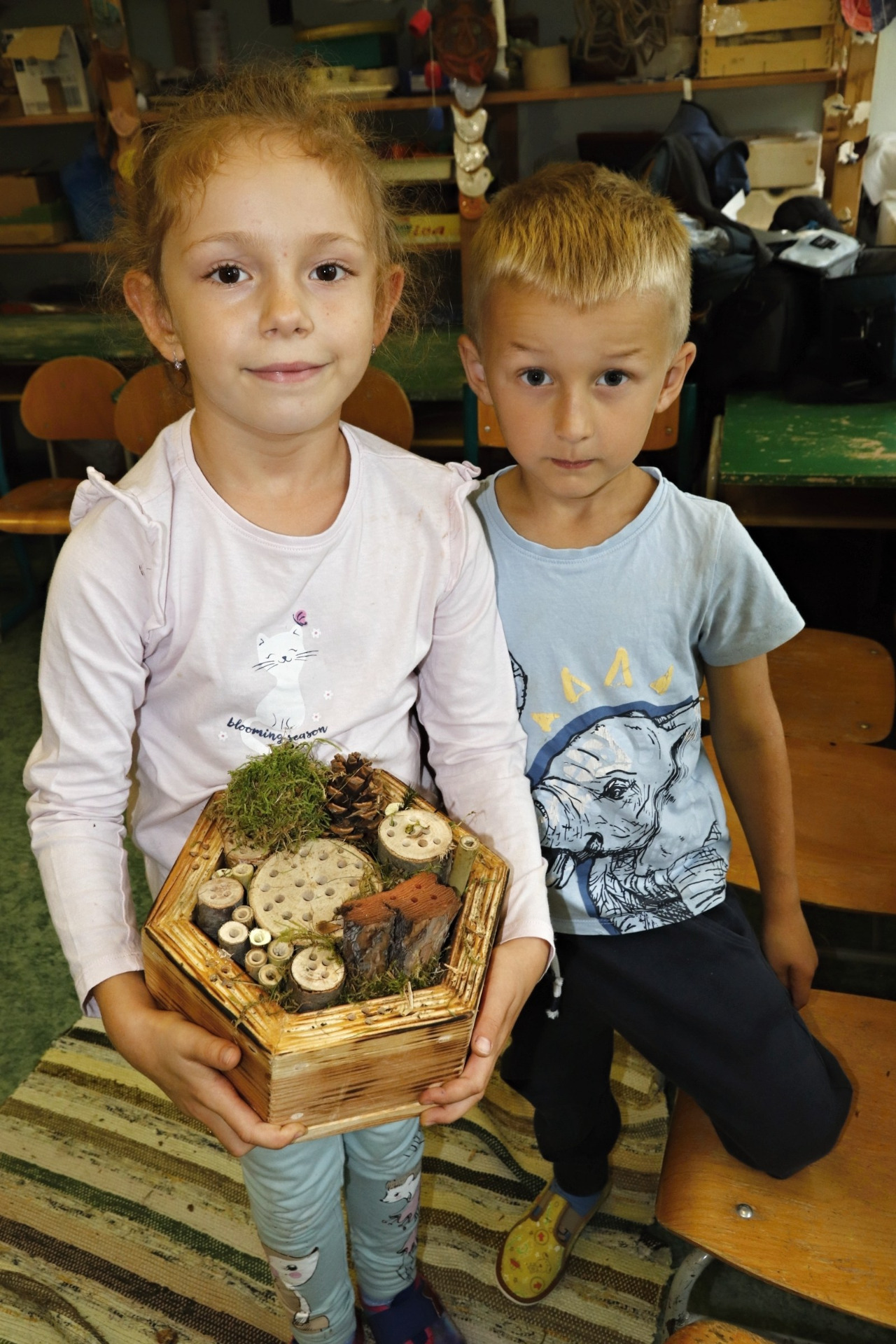 Hmyzí hotel k dotvoření, pro mateřské a základní školy